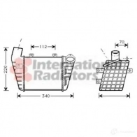 Интеркулер VAN WEZEL Volkswagen Golf 3 (1H1) Хэтчбек 1.9 TDI 110 л.с. 1996 – 1997 E9MJ0H 58004163 605 84163