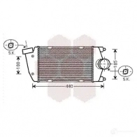 Интеркулер VAN WEZEL Porsche 911 (997) 4 Купе 3.8 Turbo 500 л.с. 2010 – 2012 6 0744058 3NWPT 74004058