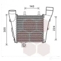 Интеркулер VAN WEZEL 63E9H8 Audi A8 (D4) 3 Седан 4.2 Tdi Quattro 351 л.с. 2009 – 2014 03004321 60034 321