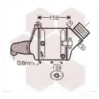 Интеркулер VAN WEZEL 06004381 60064 381 Bmw X6 (E71) 1 2007 – 2014 ZXIKD