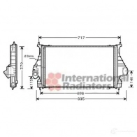 Интеркулер VAN WEZEL Peugeot 406 1 (8C) Купе 2.2 HDI 133 л.с. 2000 – 2004 40004273 6 0404273 0C6E2