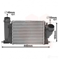 Интеркулер VAN WEZEL 5410909630287 43014701 CAK TAN 476329 - Изображение 2
