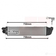 Интеркулер VAN WEZEL 472237 72M Q60G 5410909626730 37004622 - Изображение 2