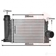 Интеркулер VAN WEZEL 5410909642358 461854 8T32 12C 13014703 - Изображение 2