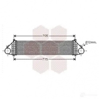 Интеркулер VAN WEZEL Volvo S40 2 (544) Седан 2.4 140 л.с. 2004 – 2010 601844 29 M9T6W 18004429