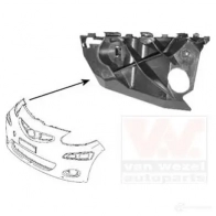 Кронштейн крепления бампера VAN WEZEL 480541 5403568 8515 05 JPL33 - Изображение 2