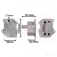 Масляный радиатор двигателя