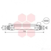 Масляный радиатор АКПП VAN WEZEL 58003315 6058331 5 FUGF3 Volkswagen Passat CC