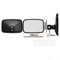 Зеркало боковое наружное VAN WEZEL 486426 TX7 WM 8214 5410909580148