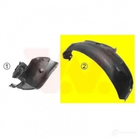 Подкрылок VAN WEZEL Renault Clio 4339436 678 454 T2ZHR