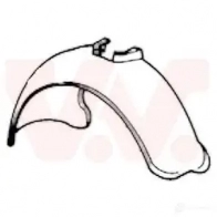Подкрылок VAN WEZEL 463712 8EVO8O 7314 53 1736433