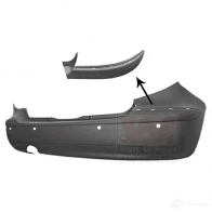 Бампер VAN WEZEL Mercedes A-Class (W169) 2 2004 – 2012 5410909660550 3017547 J NVWL