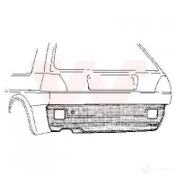 Задняя панель VAN WEZEL XYPH9 5812136 4 50460 482058