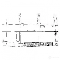 Задняя панель, нижняя VAN WEZEL 483265 Y4VFATC 5858136 4151 08