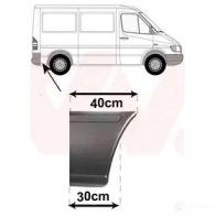 Боковина VAN WEZEL Mercedes Sprinter (903) 1 Фургон 2.1 308 CDI 82 л.с. 2000 – 2006 1 53522 3076140 CBH47