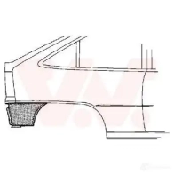 Боковина VAN WEZEL 318 252 WKEM9 3736134 Opel Astra (F) 1 Универсал 1.4 i 16V (F08. C05) 90 л.с. 1996 – 1998