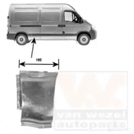 Боковина VAN WEZEL Renault Master (JD) 2 Автобус 2.8 dTI 114 л.с. 1998 – 2001 4387146 KWJA1O3 63403 2