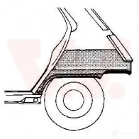 Боковина VAN WEZEL QM K9Q 4308148 476359 5410909062118