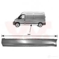 Боковина VAN WEZEL DA0HU 6 34231 Renault Master (FD) 2 Фургон 2.5 dCi 101 л.с. 2006 – 2024 3798143