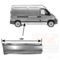 Боковина VAN WEZEL 63 4232 Renault Master (JD) 2 Автобус 2.8 dTI 114 л.с. 1998 – 2001 E46GO8 3798144