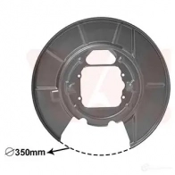 Кожух, щиток тормозного диска VAN WEZEL 5410909651824 0685374 Bmw X5 Y9NA G