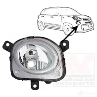 Фара VAN WEZEL 1609942M 462337 Q TS2J 5410909561925 - Изображение 2