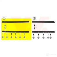 Накладка молдинг двери VAN WEZEL 672 723 477103 4338423 LMIH4