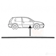 Накладка молдинг двери VAN WEZEL 5888428 484032 MLO 2VKV 5410909510527 - Изображение 2