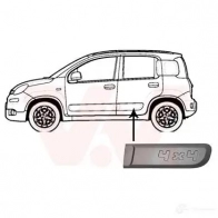 Накладка молдинг двери VAN WEZEL 1613427 5410909611194 1208101821 4F8Z C4 - Изображение 2