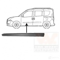 Накладка молдинг двери VAN WEZEL 1638423 462974 5410909586997 S5QL XSQ - Изображение 2