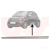 Накладка молдинг двери VAN WEZEL 1439417257 G80BS QD 1604427
