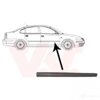 Накладка молдинг двери VAN WEZEL Volkswagen Passat (B5) 3 Универсал 2.8 V6 190 л.с. 1999 – 2000 5836404 K6H GQG