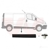 Накладка боковая VAN WEZEL 4396426 1439417990 X 7WVW
