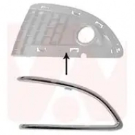 Накладка молдинг бампера VAN WEZEL 1437890173 1779596 E3 R0Q