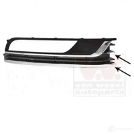 Решетка бампера VAN WEZEL PFK0 LX 5410909607142 5740596 481125 - Изображение 3