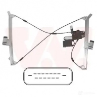 Стеклоподъемник VAN WEZEL 0330266 651153 42 OLRYRC Audi A3 (8L1) 1 Хэтчбек 1.6 101 л.с. 1996 – 2003