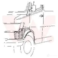 Крыло VAN WEZEL 3070157 470143 13813 1 UVF0U2E