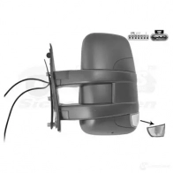 Зеркало боковое наружное VAN WEZEL F3FR A1 2816807 468345 5410909595609 - Изображение 2