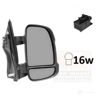 Зеркало боковое наружное VAN WEZEL BW2LT C 5410909598983 461537 0983808 - Изображение 2