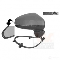 Наружное зеркало VAN WEZEL 457442 5410909591397 WPB JU 0337828 - Изображение 2
