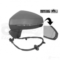 Наружное зеркало VAN WEZEL 0337827 UTYV R 457441 5410909591380 - Изображение 2