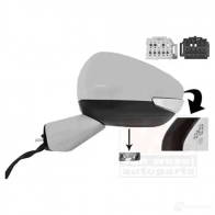 Зеркало боковое наружное VAN WEZEL UGKR L5T 461503 5410909622596 0979827 - Изображение 2