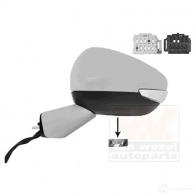 Зеркало боковое наружное VAN WEZEL 461499 0979815 VU Q2Y 5410909622558 - Изображение 2