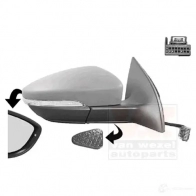 Зеркало боковое наружное VAN WEZEL 5841818 V9 5ZW6 5410909596125 483071 - Изображение 2