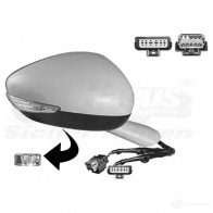 Зеркало боковое наружное VAN WEZEL 4068828 A0Q3 HZ 475813 5410909495459 - Изображение 2