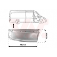 Боковина VAN WEZEL Mercedes Sprinter (906) 2 Автобус 2.1 (3,5T) 311 CDI 4x4 (9031. 9033. 9035) 109 л.с. 2008 – 2009 7 I8Q7 5876144