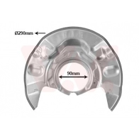 Кожух, щиток тормозного диска VAN WEZEL 5393371 AU3L O 1440788871