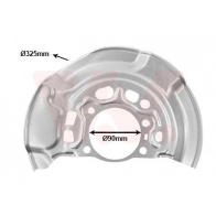 Кожух, щиток тормозного диска VAN WEZEL Toyota Corolla 5407372 T 4K7QE