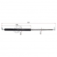 Амортизатор капота Toyota CROWN S14 91-95 HOSU HSGS0006 84K FSG 1440549643