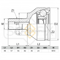 ШРУС наружный SUFIX ST-1032 HEX 00S 1440877304 - Изображение 2